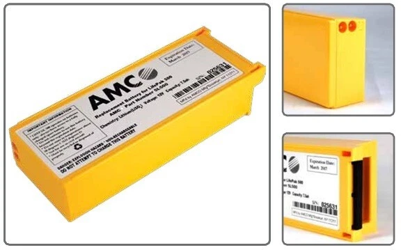 Physio-Control LifePak 500 LP-500 1141-000155 5L500 Replacement Battery EXP 2027
