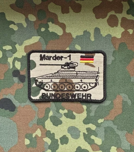 Patch "Marder - 1" Tropentarn Morale Aufnäher Klett Bundeswehr Veteran Panzer BW