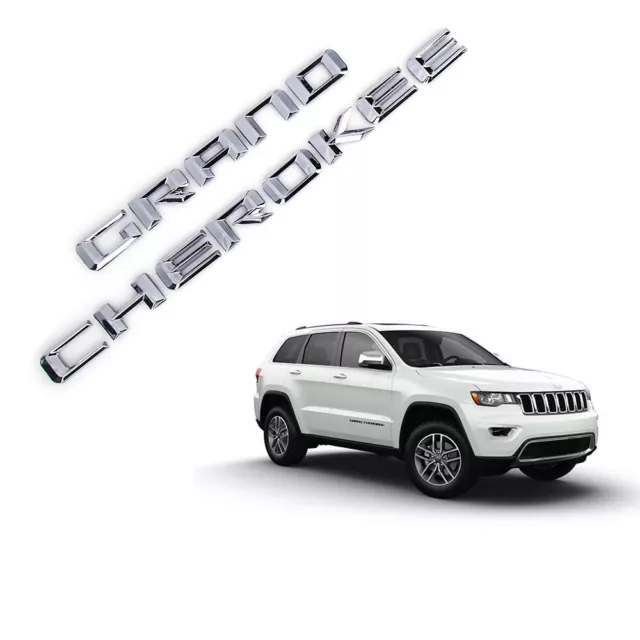 1X OEM Mopar Grand Cherokee Altitude Emblems Nameplate Jeep Badges Chrom