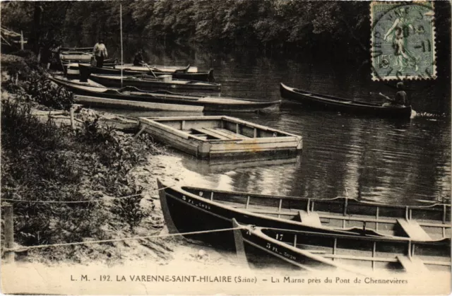 CPA La Varenne La Marne pres du Pont de Chennevieres (1347586)