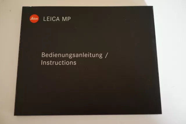 #A0138 - Anleitung Instruction Leica MP- Deutsch, English