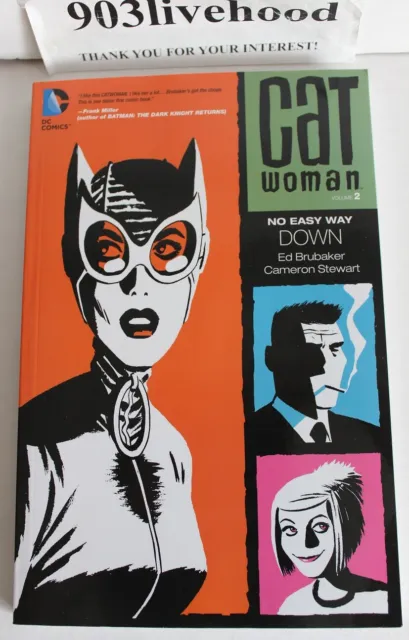 Dc Comics Catwoman Vol 2 No Easy Way Down Tpb Trade Graphic Gn Brubaker Vf++ Oop