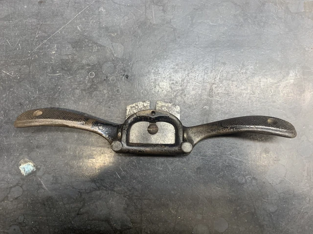 Vintage Stanley No. 53 Flat Bottom Adjustable Throat Spokeshave Antique