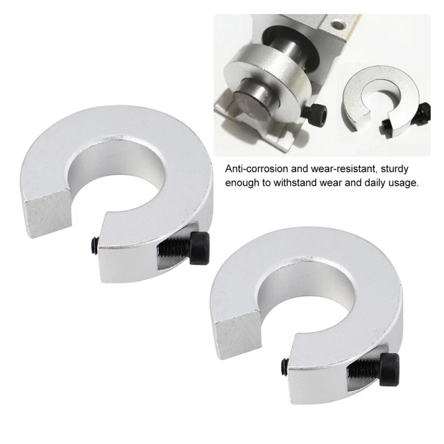 2 PCs/Set 3/ 32 Drill Bit Clamping Ring Stop Ring Adjustable Clamp Guide 7