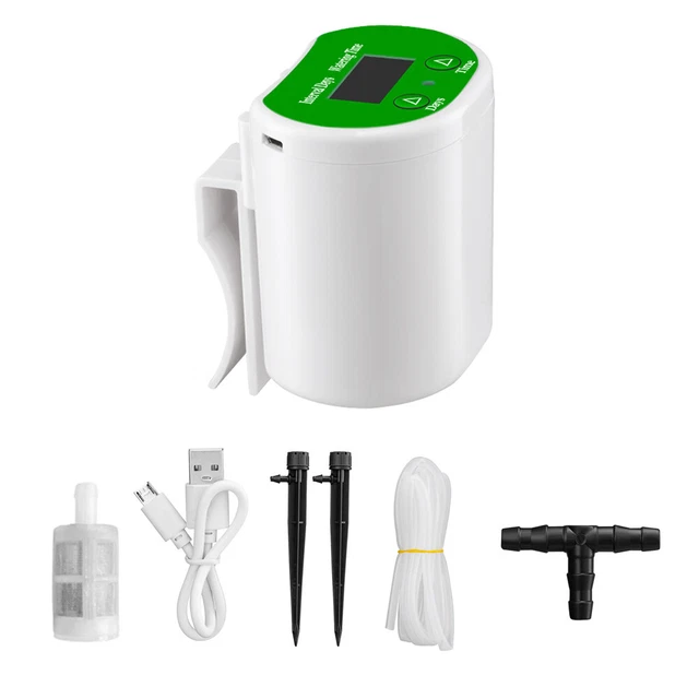 AUTOMATIC WATERING SYSTEM Timed Waterer Device Garden Terrace Drip G5R9