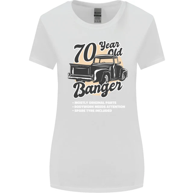 T-shirt 70 Ans Femme - Cadeau Drôle Et Personnalisé Pour Anniversaire - Coupe Classique Légère - Idée Cadeau Anniversaire Humoristique