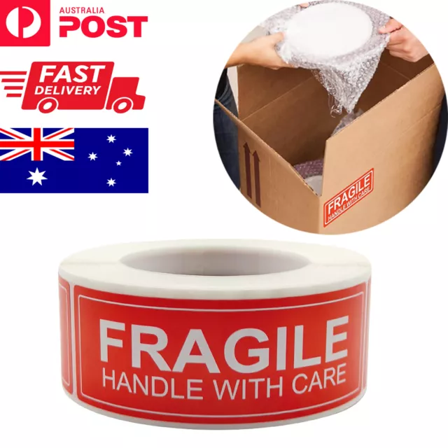 Fragile Handle With Care Stickers Labels Adhesive Carton Shipping 10-250 PCS AU