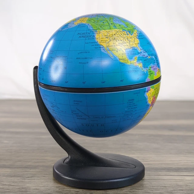 Soportes de globo Replogle ScanGlobe de 4"" de diámetro 5-1/4"" de alto alrededor de 2001 autónomo