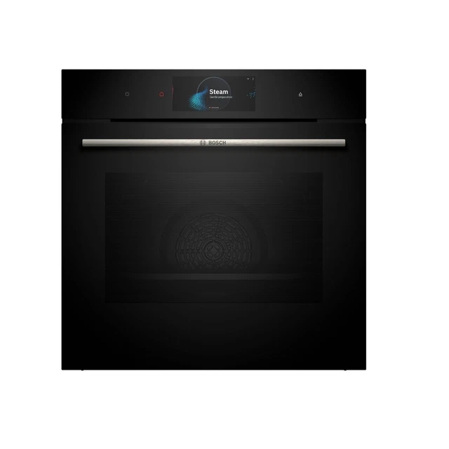 bosch four intégrable combi vapeur 71l 60cm  a+ ecoclean noir HSG7584B1