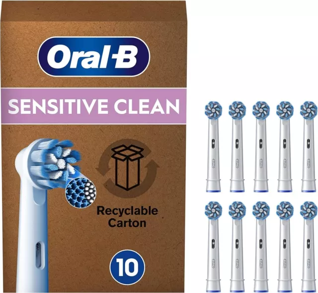 Oral-B Testine Di Ricambio Pro Sensitive Clean, 10 Testine