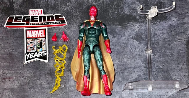 Marvel Legends Infinity War Scarlet Witch 2 Pack Vision 6" Figure & Stand Lot Marvel Legends Infinity War Scarlet Witch 2 Pack Vision 6" Figure & Stand Lot
