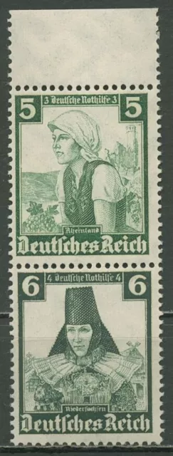 Deutsches Reich Zusammendrucke 1935 Volkstrachten S 231 OR postfrisch