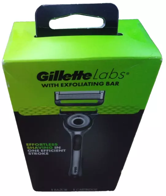 Gillette Labs Exfoliating Bar 1 Razor Metal Handle & 1 Cartridge