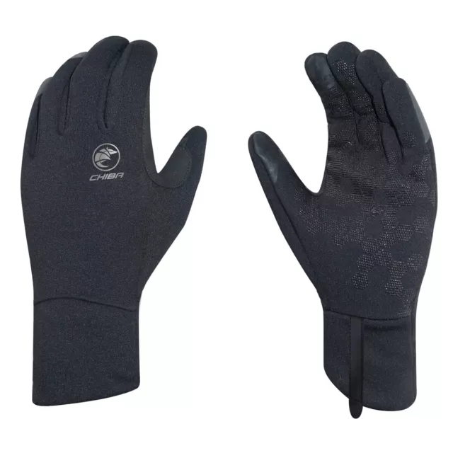 Chiba Polarfleece Thermal Winter Glove in Black - Large