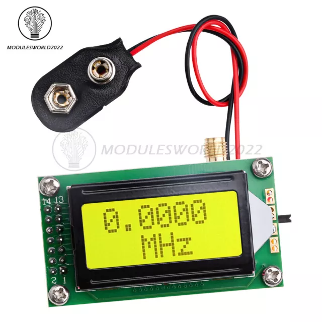 RF 1~500 MHz High Accuracy Frequency Counter Meter Tester Module For Ham Radio