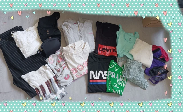 Lot De Vêtements Fille Taille XS / 16 Ans - Grandes Marques - Multicouleur - Occasion Parfait état