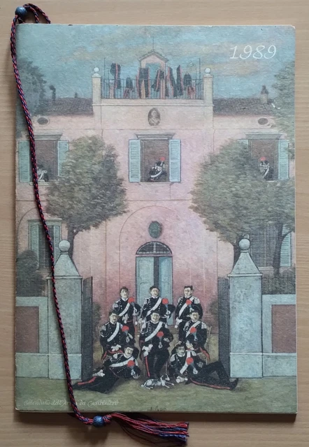 Calendario Arma dei Carabinieri 1989 Guardare foto e leggere descrizione