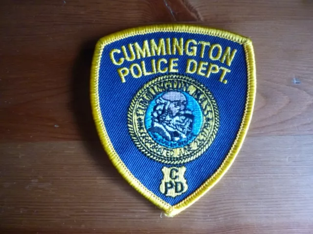 CUMMINGTON Town MASSACHUSETTS POLICE PATCH MA UNIT USA obsolete Original