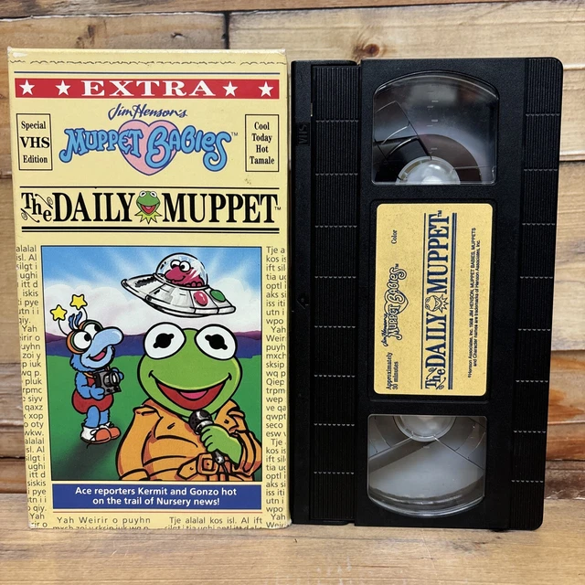 Daily Muppet THE DAILY MUPPET VHS Tape Used Muppet Babies Cartoon £7.22 - PicClick UK