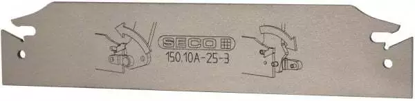 Seco 150.10A Double End Neutral Indexable Cutoff Blade (02578589), 1 Count