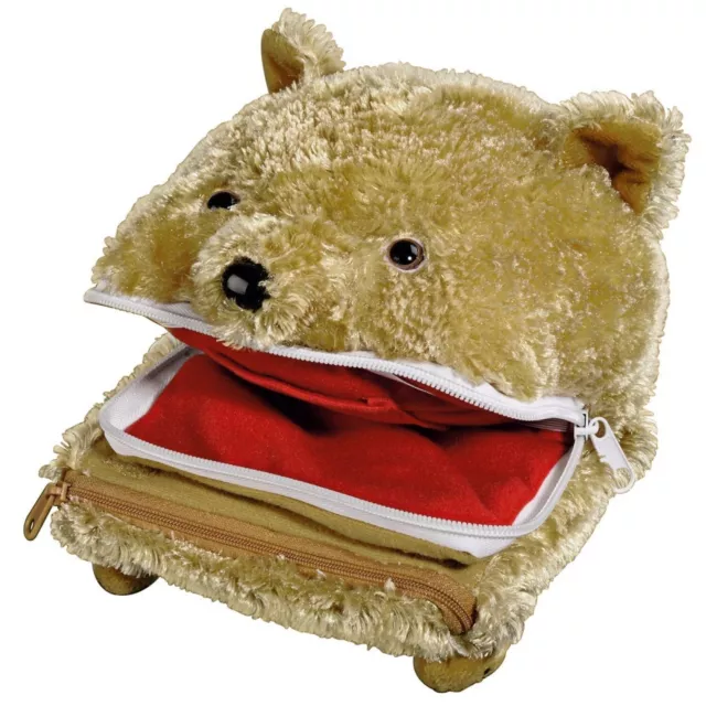 Hama Plüsch-Tasche + Hand-Puppe Teddy-Bär Hülle für Nintendo New 3DS 3DS DSi DS