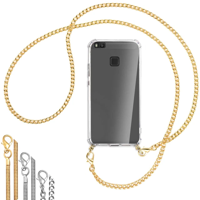 Coque Anti-choc Transparente Avec Cordon De Type 'collier Serpent' - Pour Huawei P20 Lite - Modèle à Clip (O)
