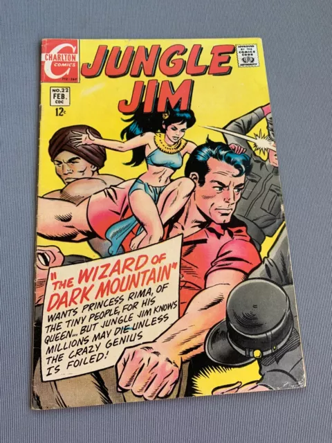 Jungle Jim #22 Charlton Comics 1969 Silver Age Comic Book B72