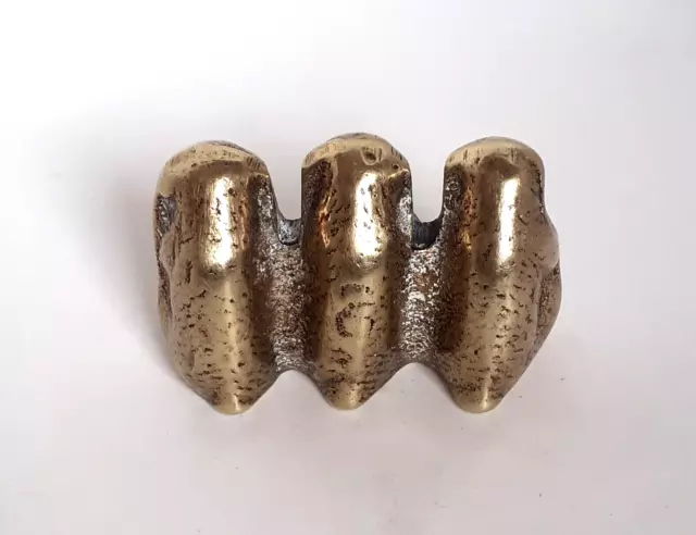 Vintage Peerage Brass The Three Wise Monkeys Hear See Speak No Evil England Made 3