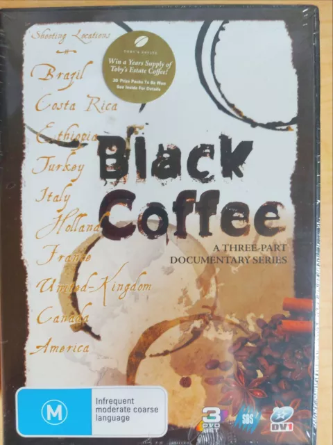 Black Coffee [ 3 DVD Set ] Region 4, BRAND NEW & SEALED, Free Fast Post from NSW