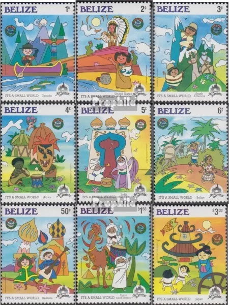 Belize 829-837 (kompl.Ausg.) postfrisch 1985 Disneyland