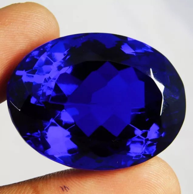 Certifié 96.10 Ct Tanzanie Bleu Naturel De Tanzanite Pierre Précieuse...