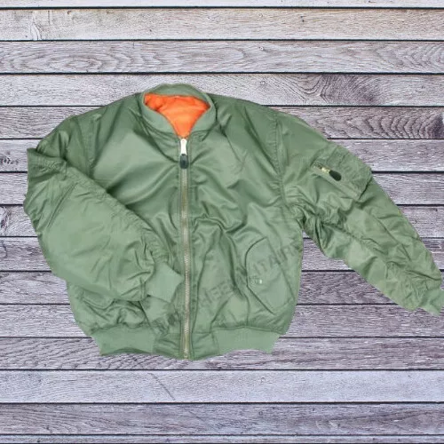 Blouson Pilote Bombers MA1 (vert)