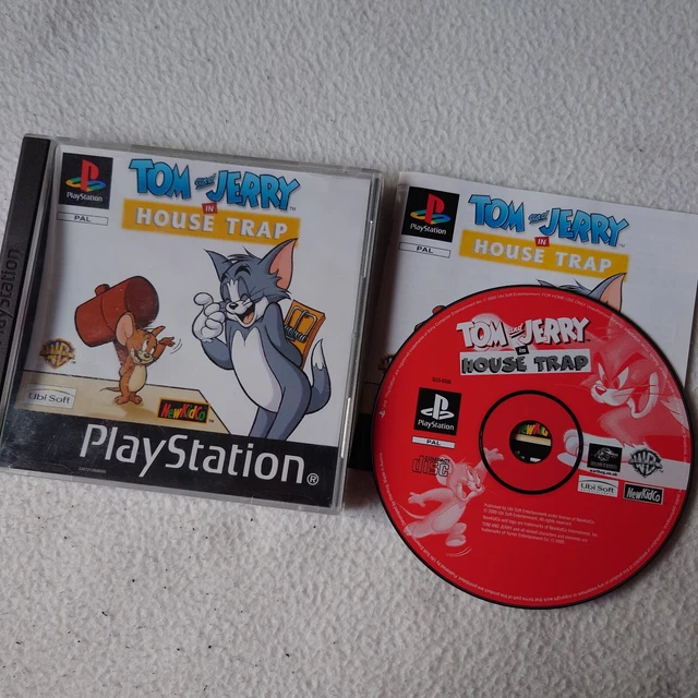 TOM AND JERRY in House Trap PlayStation 1 PS1 Game with Manual £12.95