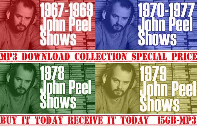 John Peel Shows 1967-1979 MP3 Collection Special Price Buy It & Have It Today