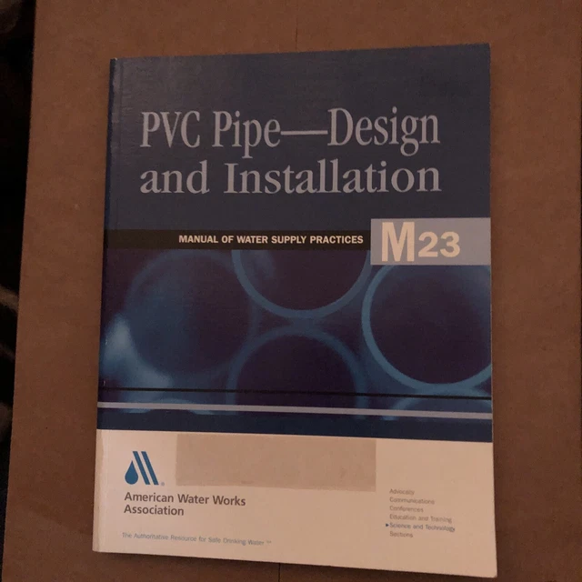 PVC PIPE Design and Installation manual of water supply practices