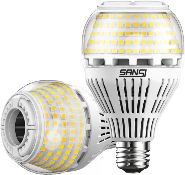 SANSI Bombilla LED E27 27W Luz Blanca 5000K Bajo Consumo Alto Brillo 4000lm Lámp