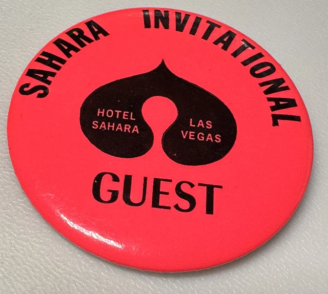 VINTAGE SAHARA INVITATIONAL Golf Tournament Las Vegas Golfing Pin