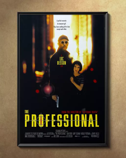 The Professional Jean Reno 1994 Movie Poster 24"x36" Borderless Glossy 9425