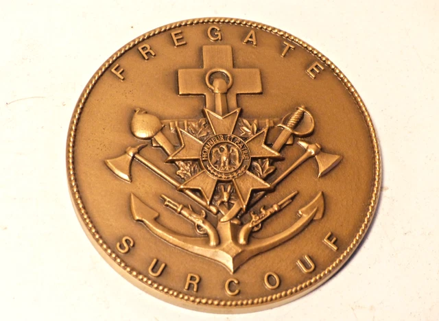 Médaille Bronze 'Honneur Patrie' A. Dujardin - Poinçon Corne, WW1 Non Datée