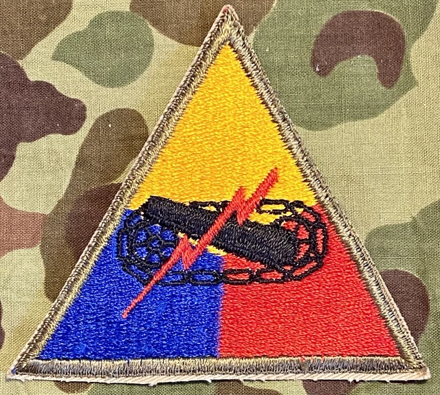 ORIGINAL WWII US Army Armored Forces Unit Patch Armored Force SSI Armor ...