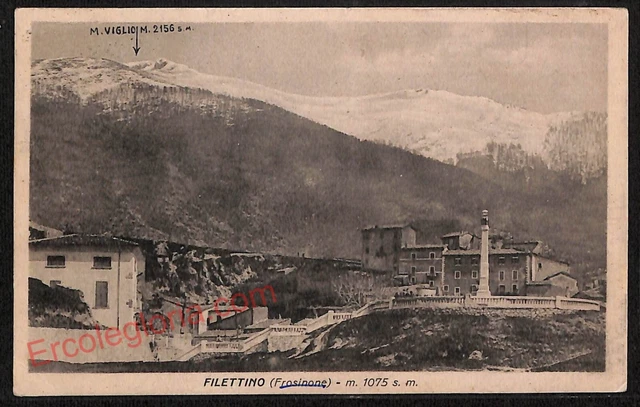 ag0691 - CARTOLINA D'EPOCA - Frosinone Provincia - Filettino