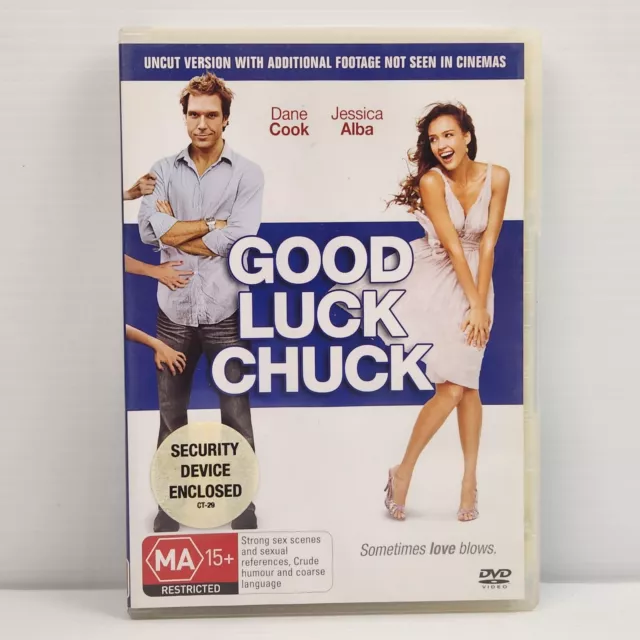 Good Luck Chuck DVD Movie 2007 Dane Cook Jessica Alba Comedy Romance Reg 4