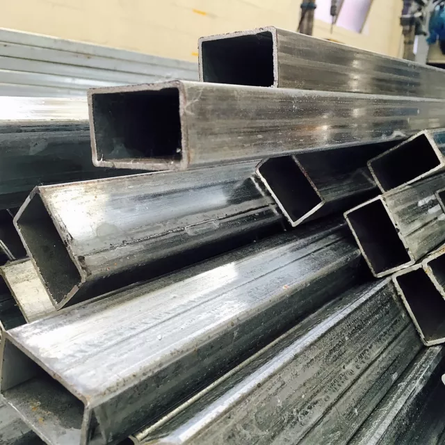 50*100*2mm 6m RHS Galvanised Rectangular Steel Pipe Tube Steel Posts Tubing