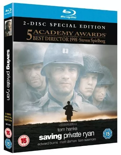 Saving Private Ryan Blu-ray (2010) Tom Hanks, Spielberg (DIR) cert 15