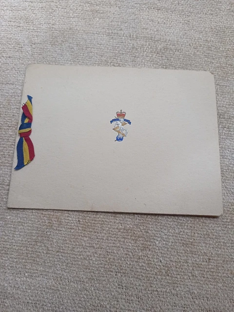 Gb R.e.m.e. Vintage Xmas Card Arborfield Military Greetings Card