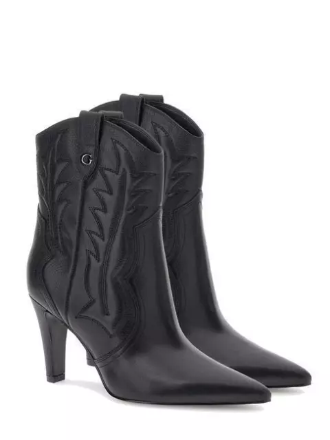 scarpa donna GUESS calle stivaletto in pelle NERO1 38  scelta=P NERO1 FL8CZALEA1