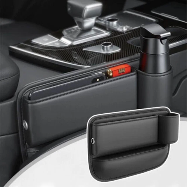 Right Side Car Seat Gap Filler Phone Holder Storage Box Organizer Accessories