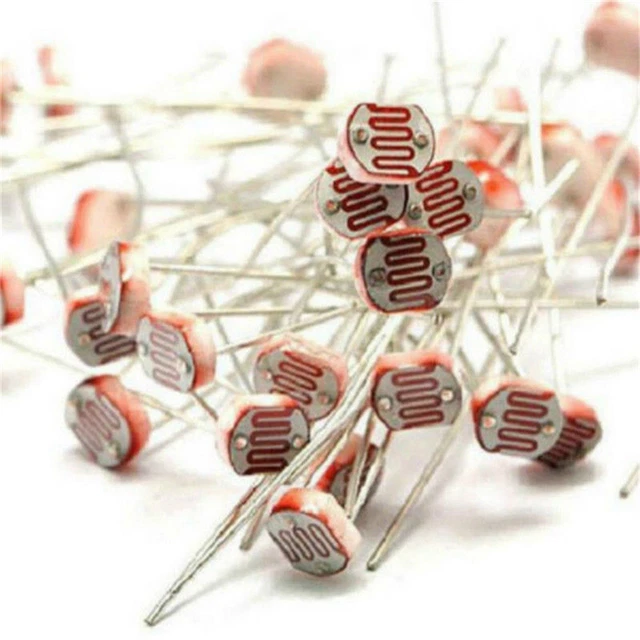 30 pz fotoresistore LDR CDS 5 mm sensore resistenza dipendente dalla luce GL5516 Arduino ^@