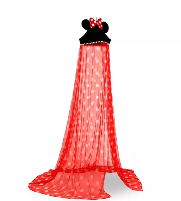 Disney Minnie Mouse Ceiling Bed Canopy | Hanging Curtain Netting