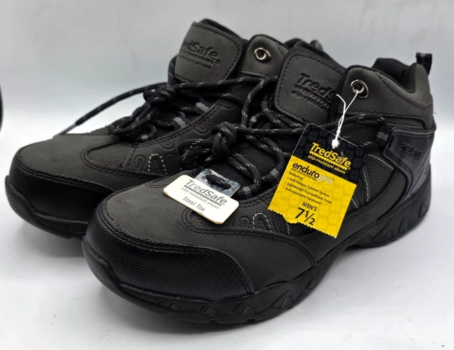 Working Waders TREDSAFE WORK BOOTS Steel Toe Slip Resistant Anti Fatigue Lightweight ...